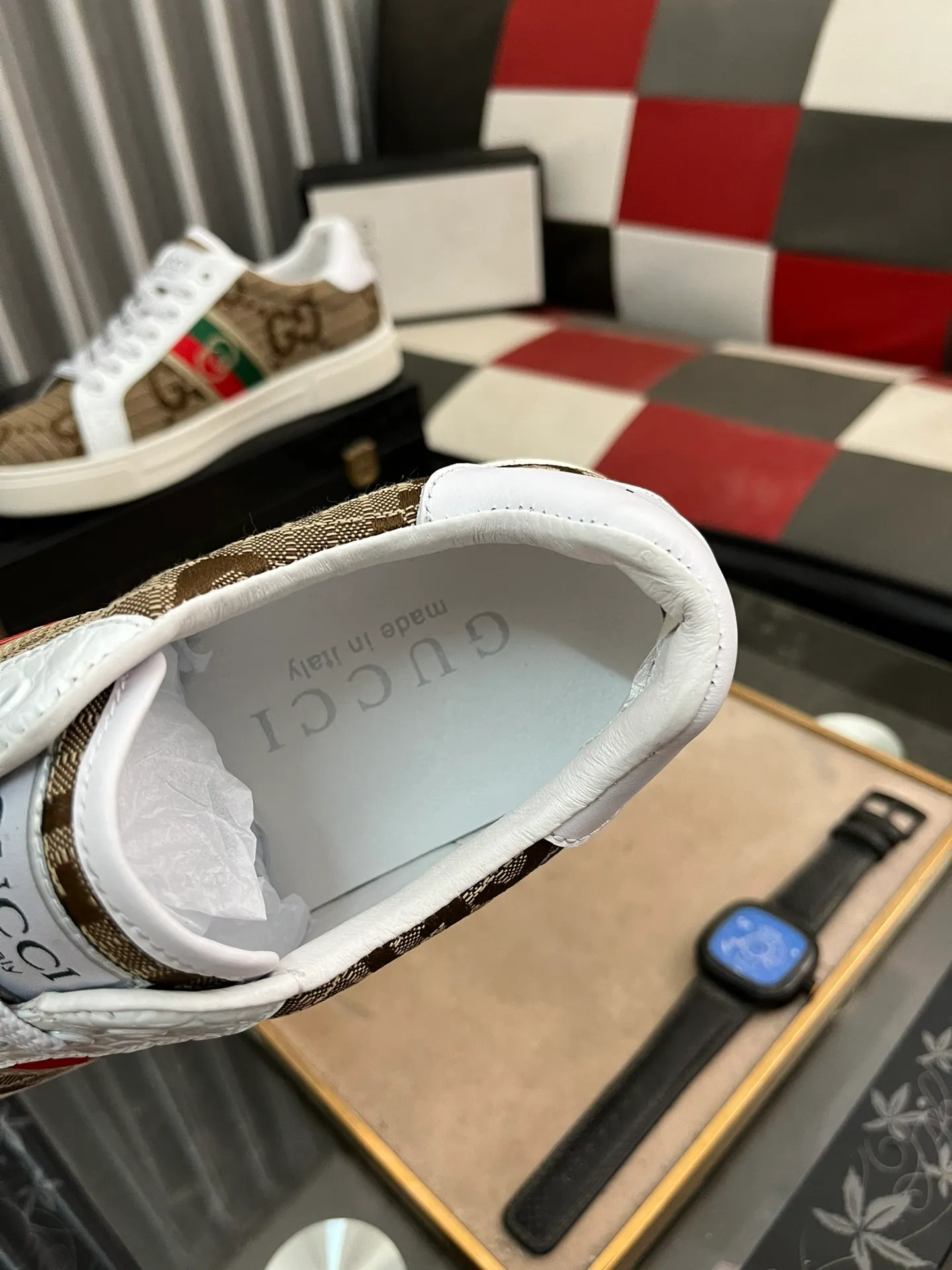 Men's men's shoes💰380⌚️⌚️" GUCCI" New official website • Same style latest • Hot style casual shoes, top brand [seduce] luxury ~ purchasing agency, top ~ quality. Products sold at the counter [Qiang] The original fabric adopts 3D printing technology ➕ Comfortable sheepskin lining, available in 38-443️⃣ colors